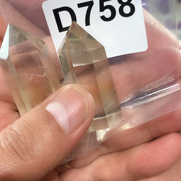 水晶水晶柱子D758未镶嵌珍*儿