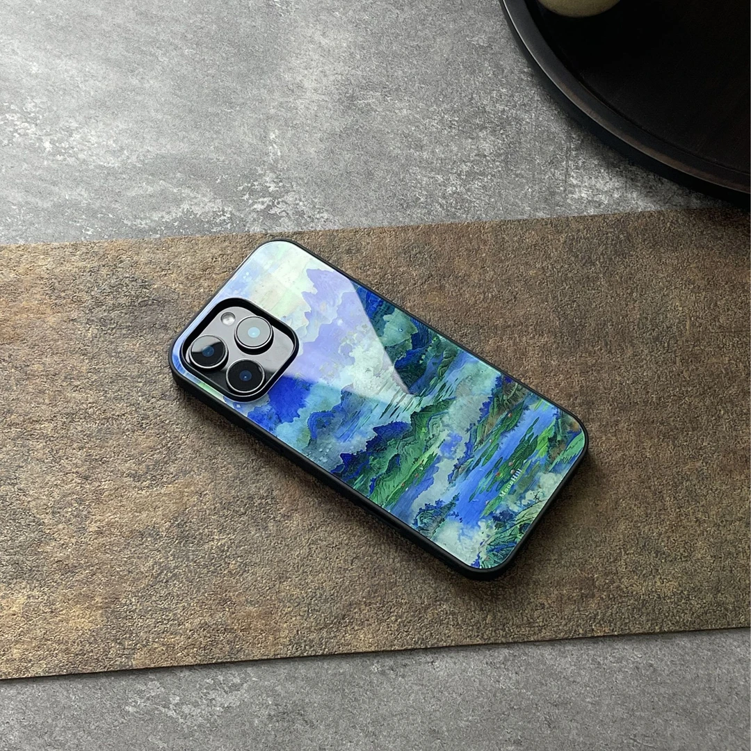 《隐山青思》新中式适用于16promax苹果手机壳15promax高级感手机壳