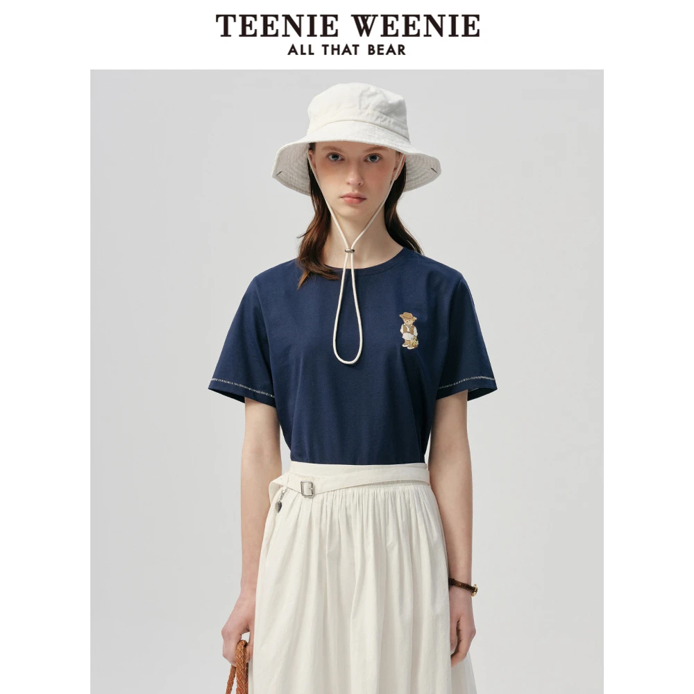 TeenieWeenie小熊T恤25简约休闲多色基础圆领短袖TTRW256419H
