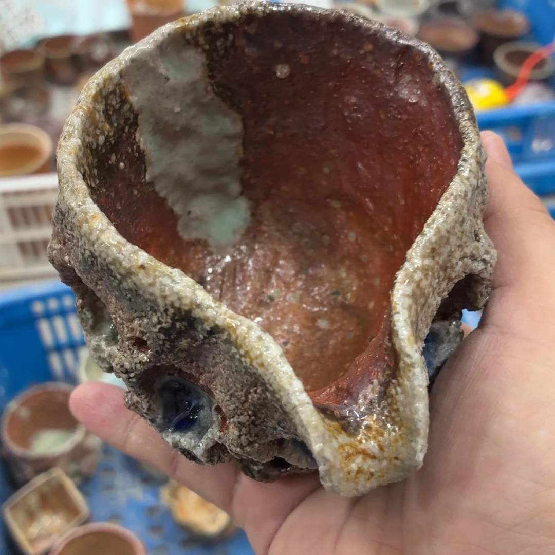 陶园柴烧精品高货464泥纹