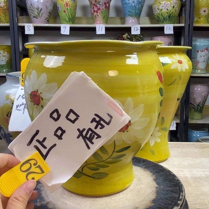 景德镇高温陶瓷花盆