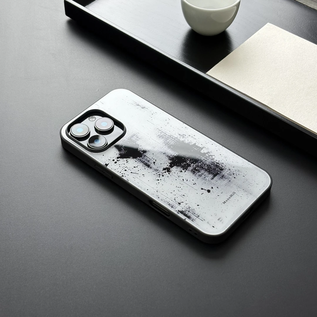 《栖白》新中式适用于16promax苹果手机壳15promax原创高级感手机壳