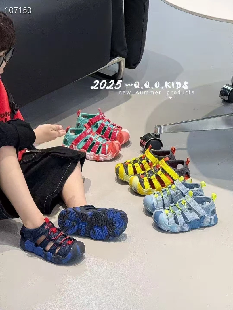 25年夏季儿童百搭舒适柔软溯溪凉鞋童鞋