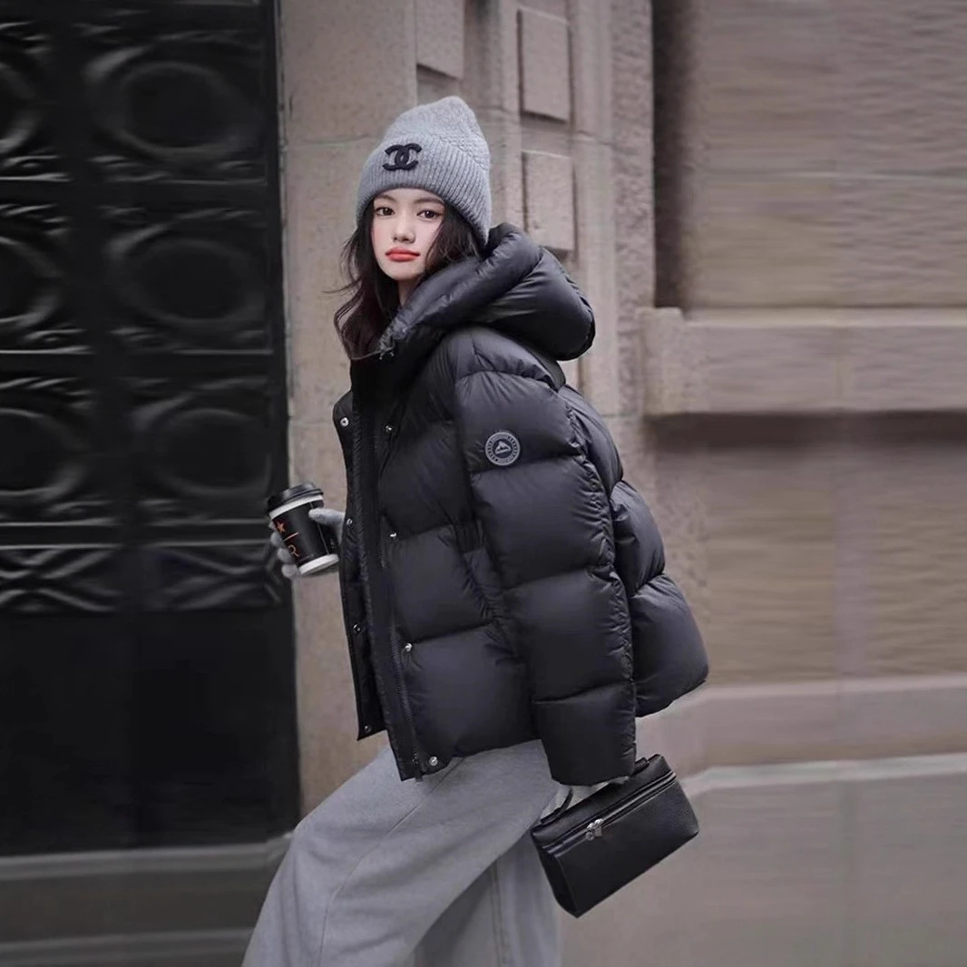 雪山系列高端白鸭绒羽绒服长短款女2025新时尚加厚三彩臻白羽绒服