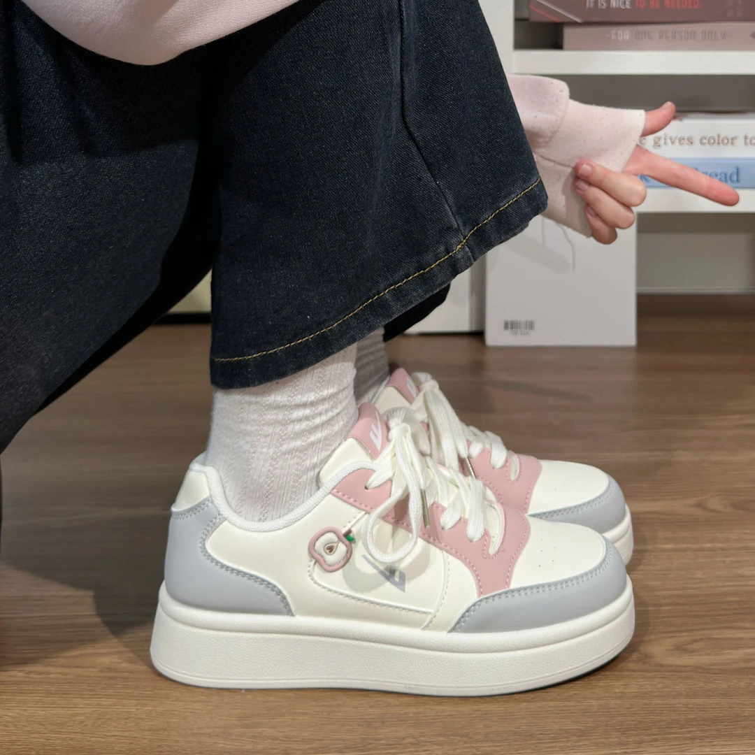 回力厚底小苹果小白鞋女2025夏季新款百搭时尚简约原创休闲板鞋子