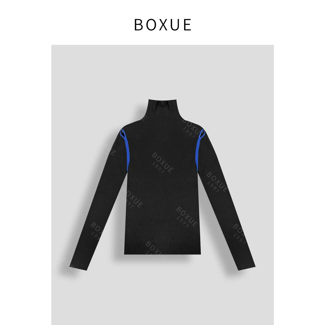 BOXUE 时尚休闲纯色福利款 毛衣#250103A1