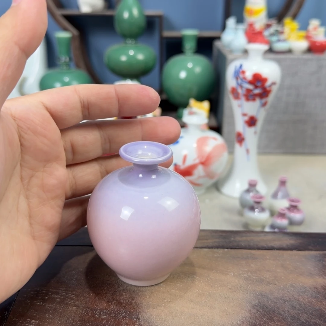 陶瓷手工小花器摆件