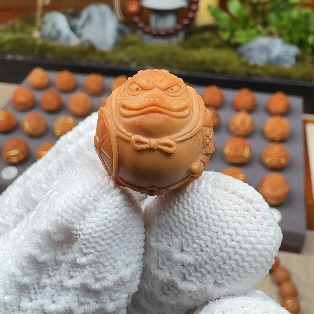 吊坠猴头核桃盾牌金蟾