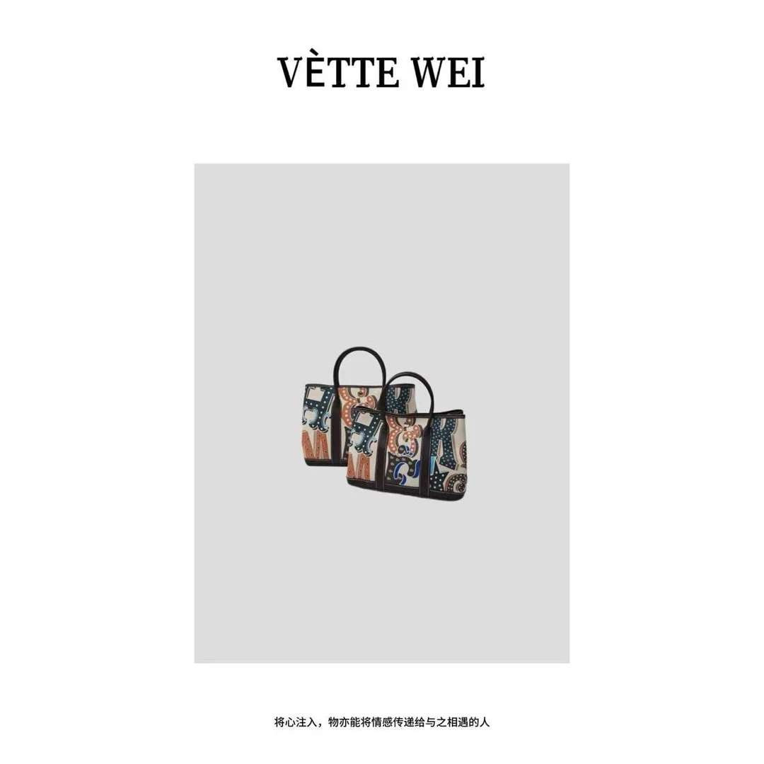 VÈTTE  WEI  “涂鸦花园”小众手提包   hyb001