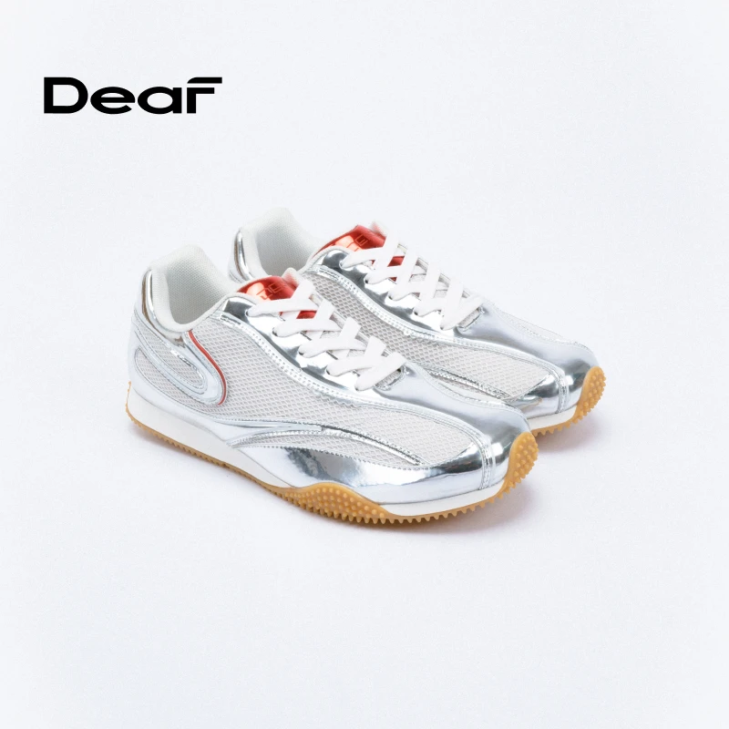 【未来银】DEAF未来感德训鞋复古薄底原创时尚百搭潮流运动休闲鞋