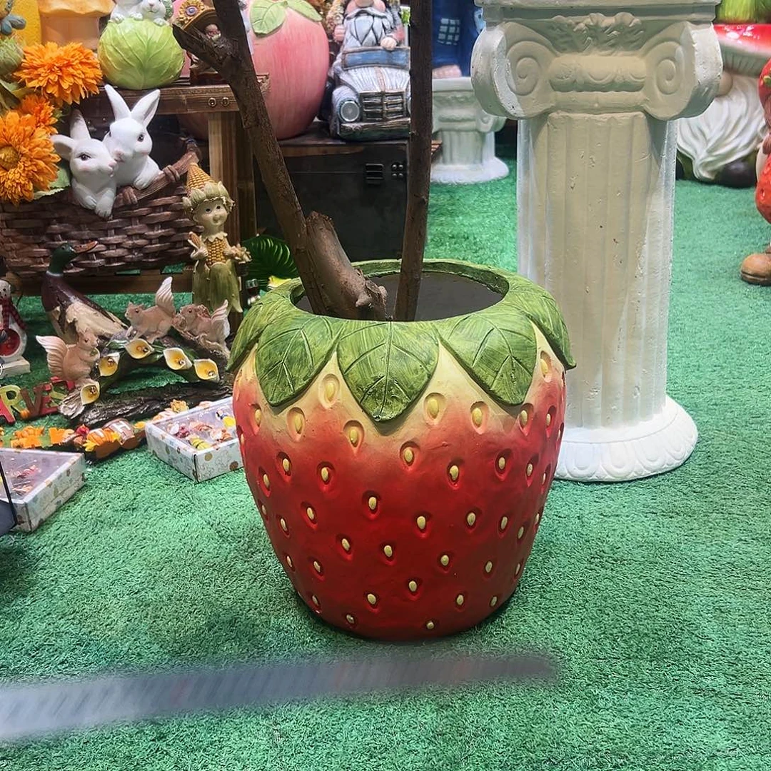 花园摆件红红火火