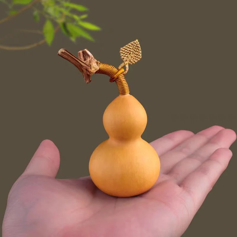 创意文玩葫芦手把件草小号天然捻盘迷你摆件