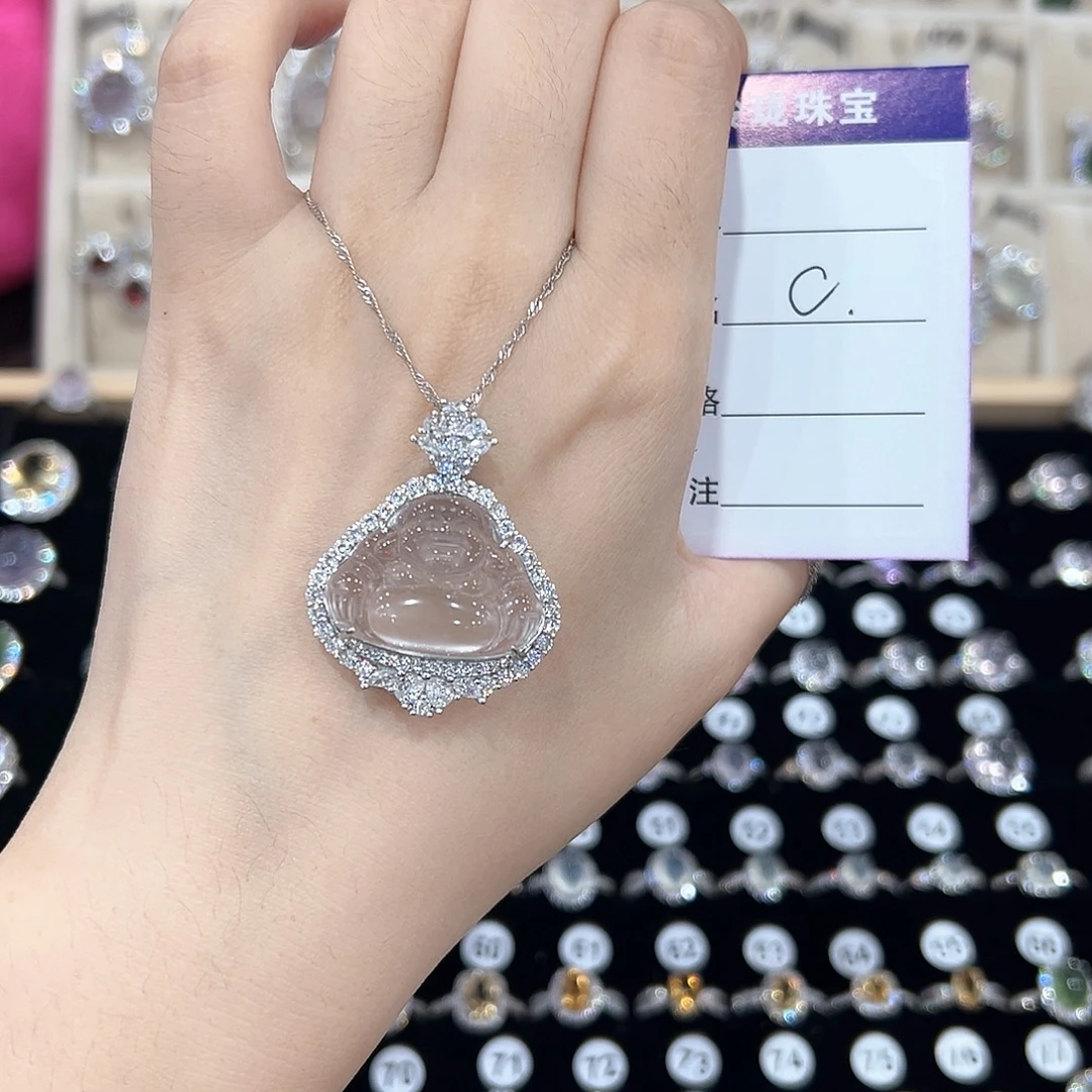 C***银S925镶嵌戒指芙蓉石