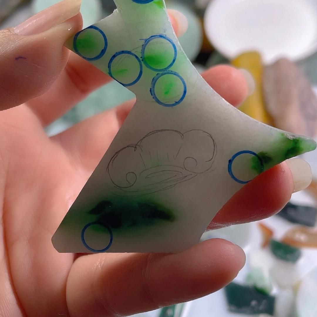 颈饰未镶嵌翡翠a