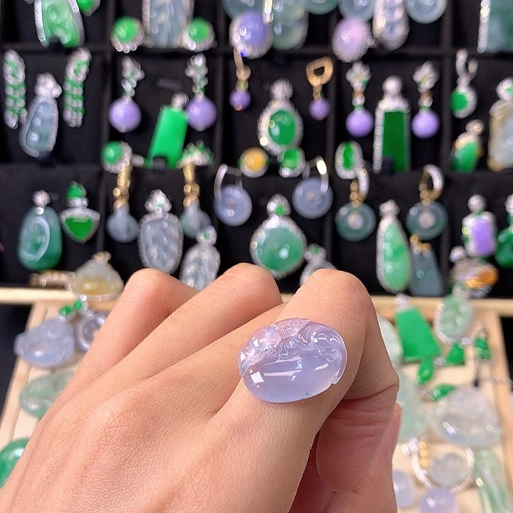 翡翠未镶嵌吊坠(不含链)裸石