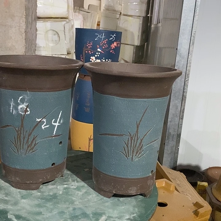 紫砂花盆紫砂花盆