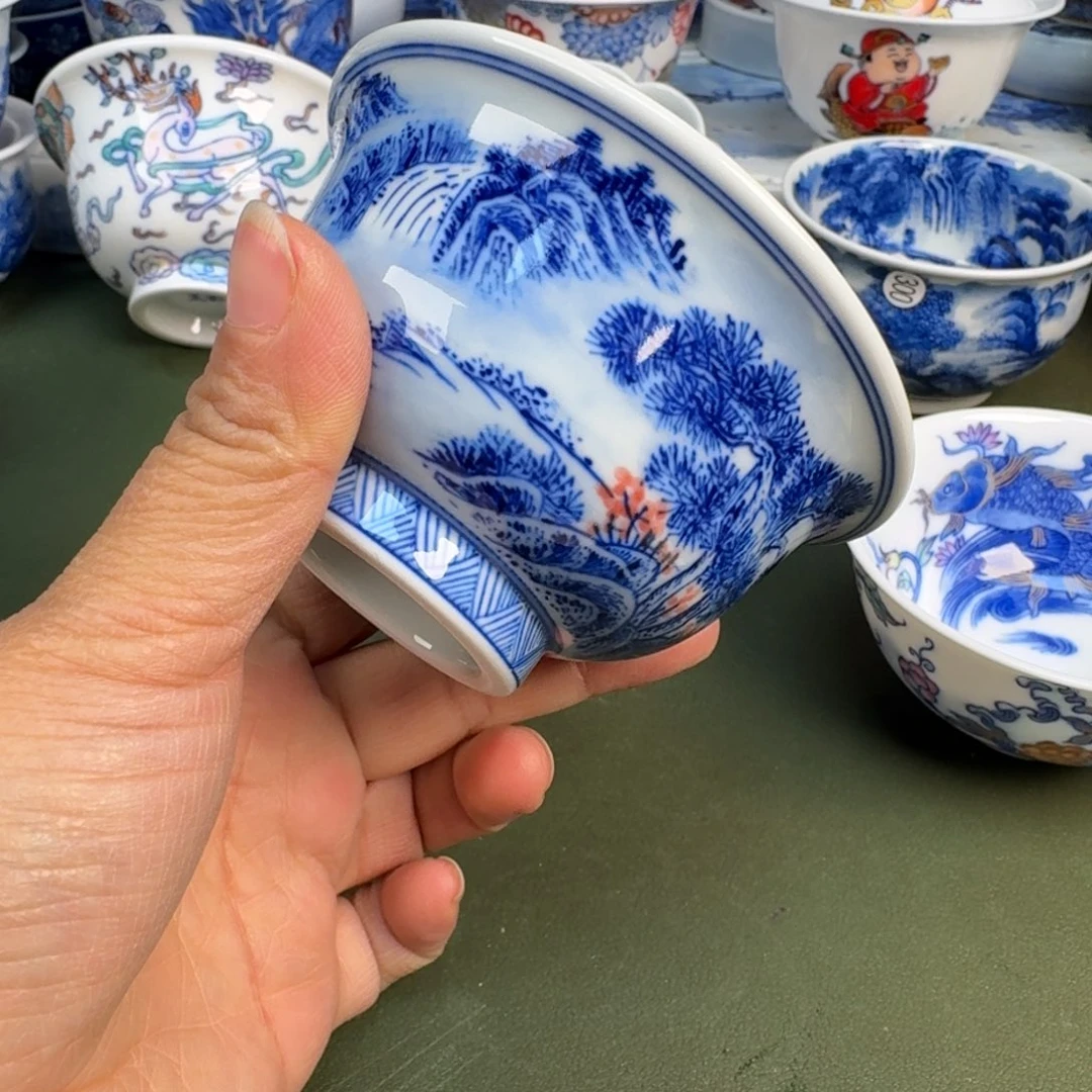 陶景德镇纯手绘茶具圆圆261