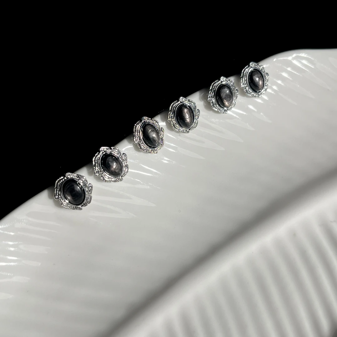 【大鱼甄选】金运石耳钉QS9多样性发其一女款小众