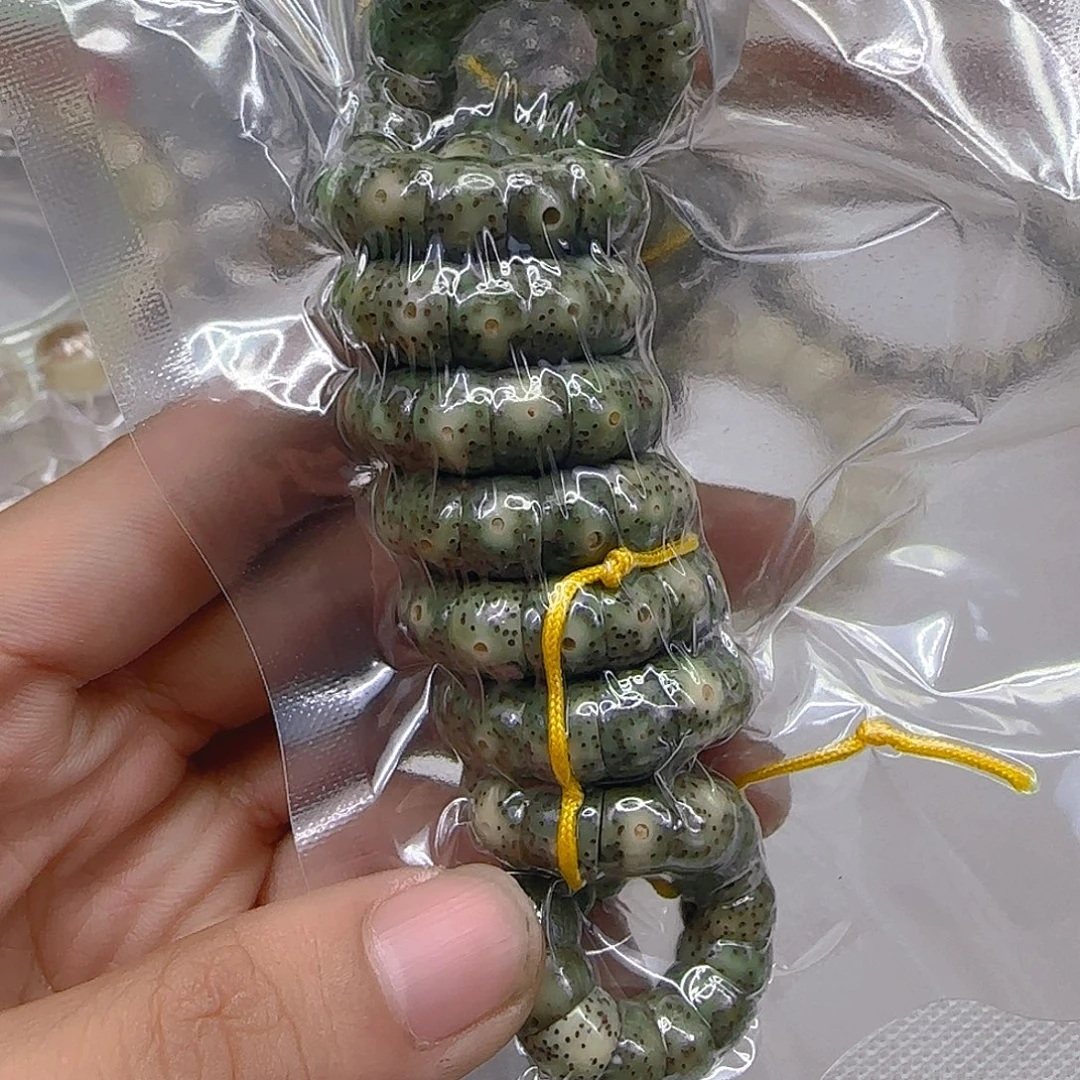 星月菩提手串92傲世绿幽灵星月菩提猪大肠108-9左右