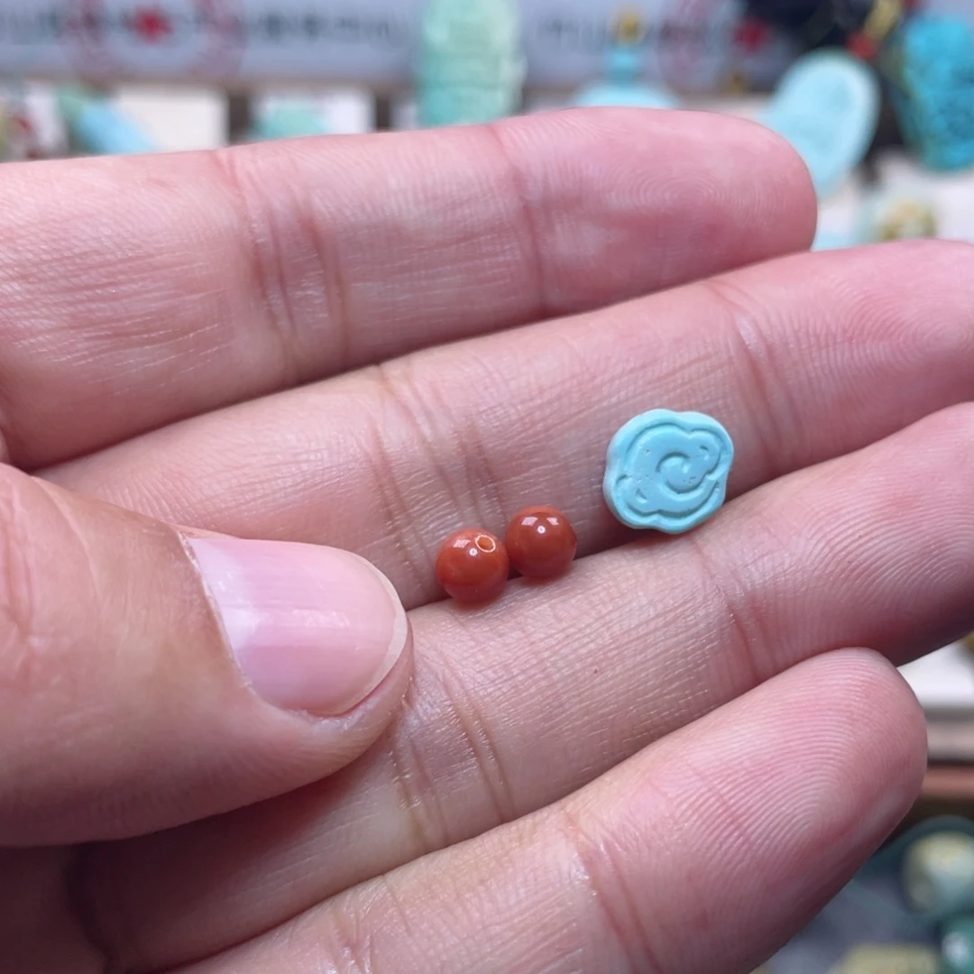 南红玛瑙配饰未镶嵌