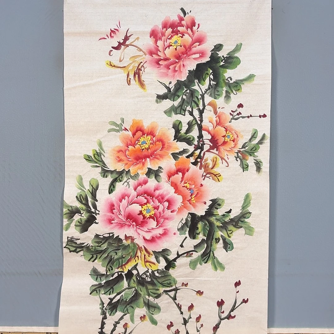 国画1025 牡丹一如你初来