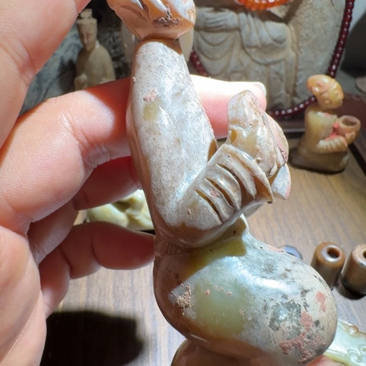 股***证和田玉（糖玉）未镶嵌颈饰