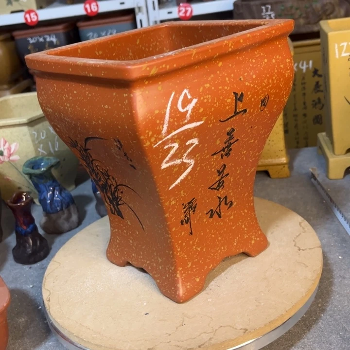 紫砂花盆紫砂花盆