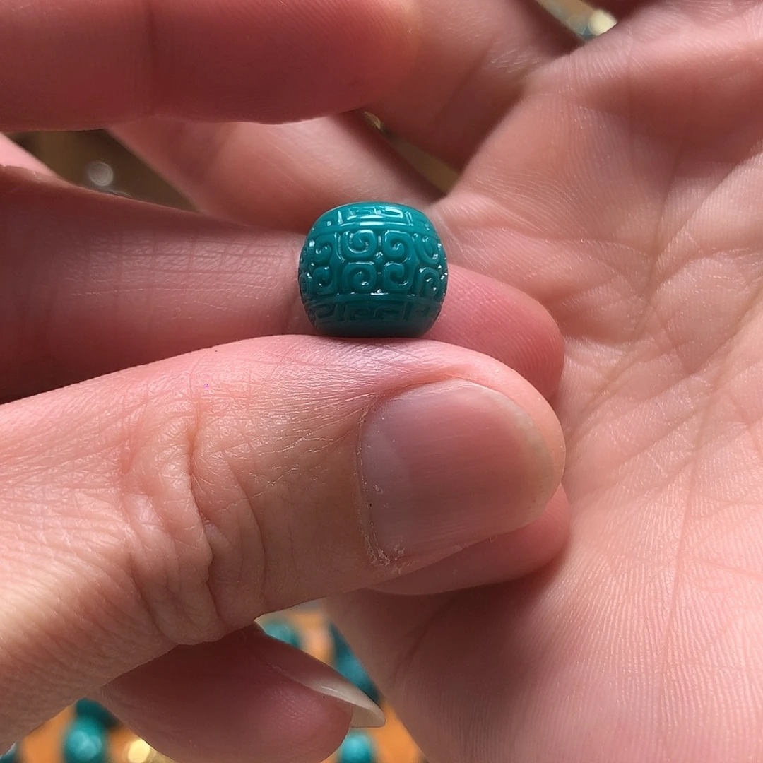 颈饰琉璃果冻色12mm