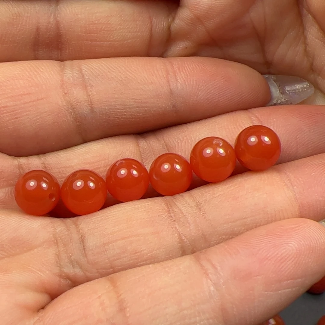 南红玛瑙珠子未镶嵌饼*?