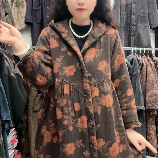 织绣招财猫棉袄3323-23