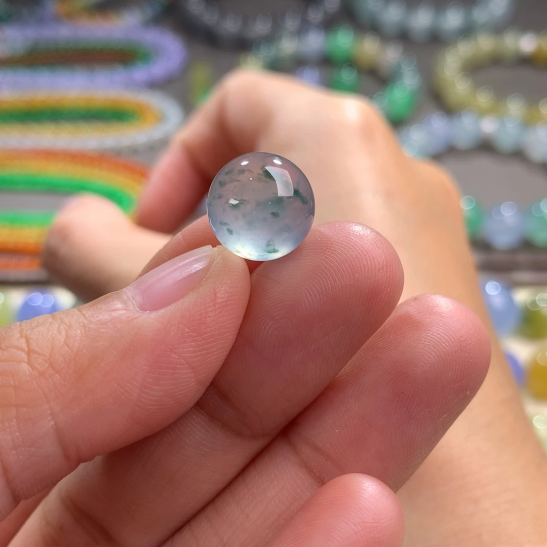 翡翠未镶嵌手链卡11.3