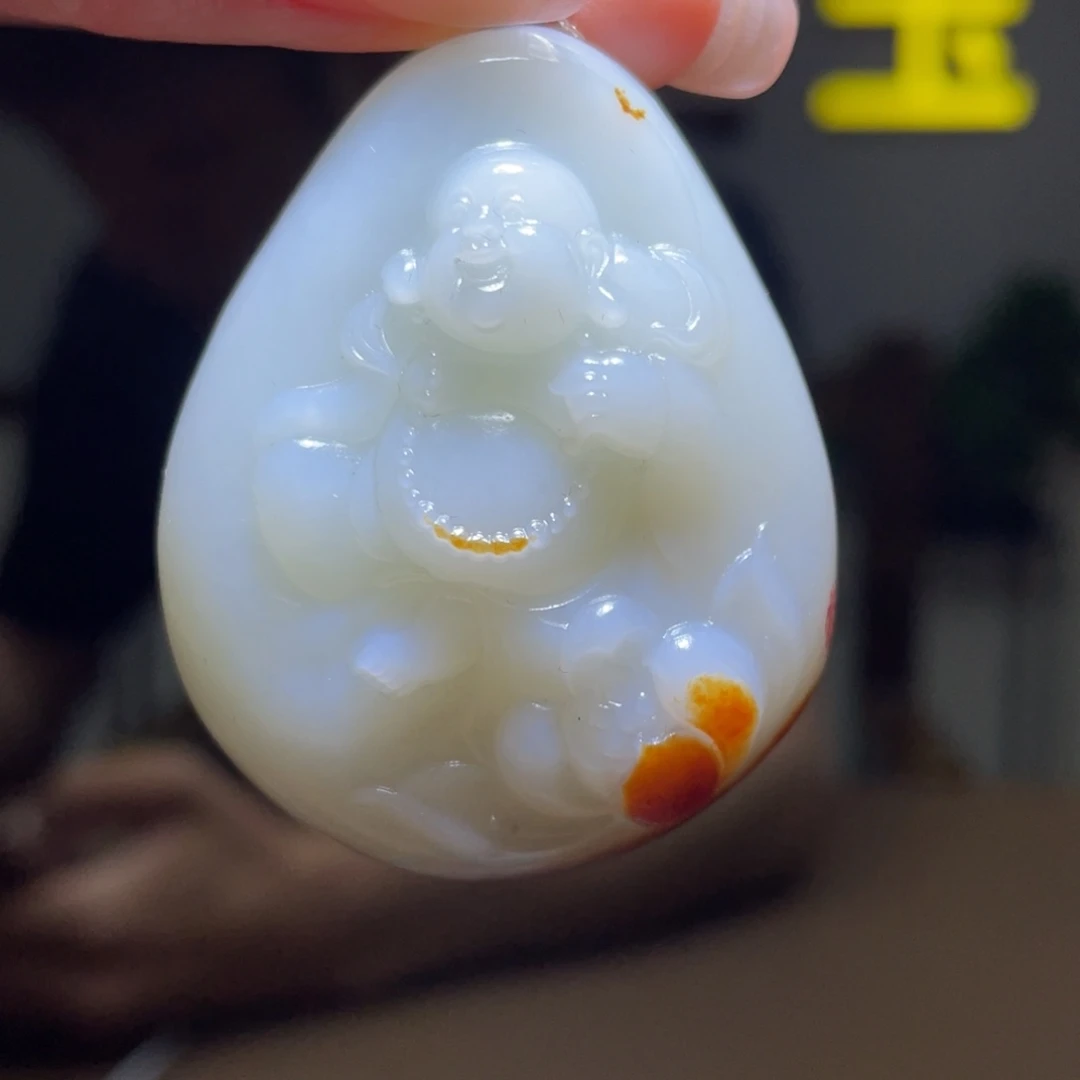 和田玉未镶嵌颈饰D1