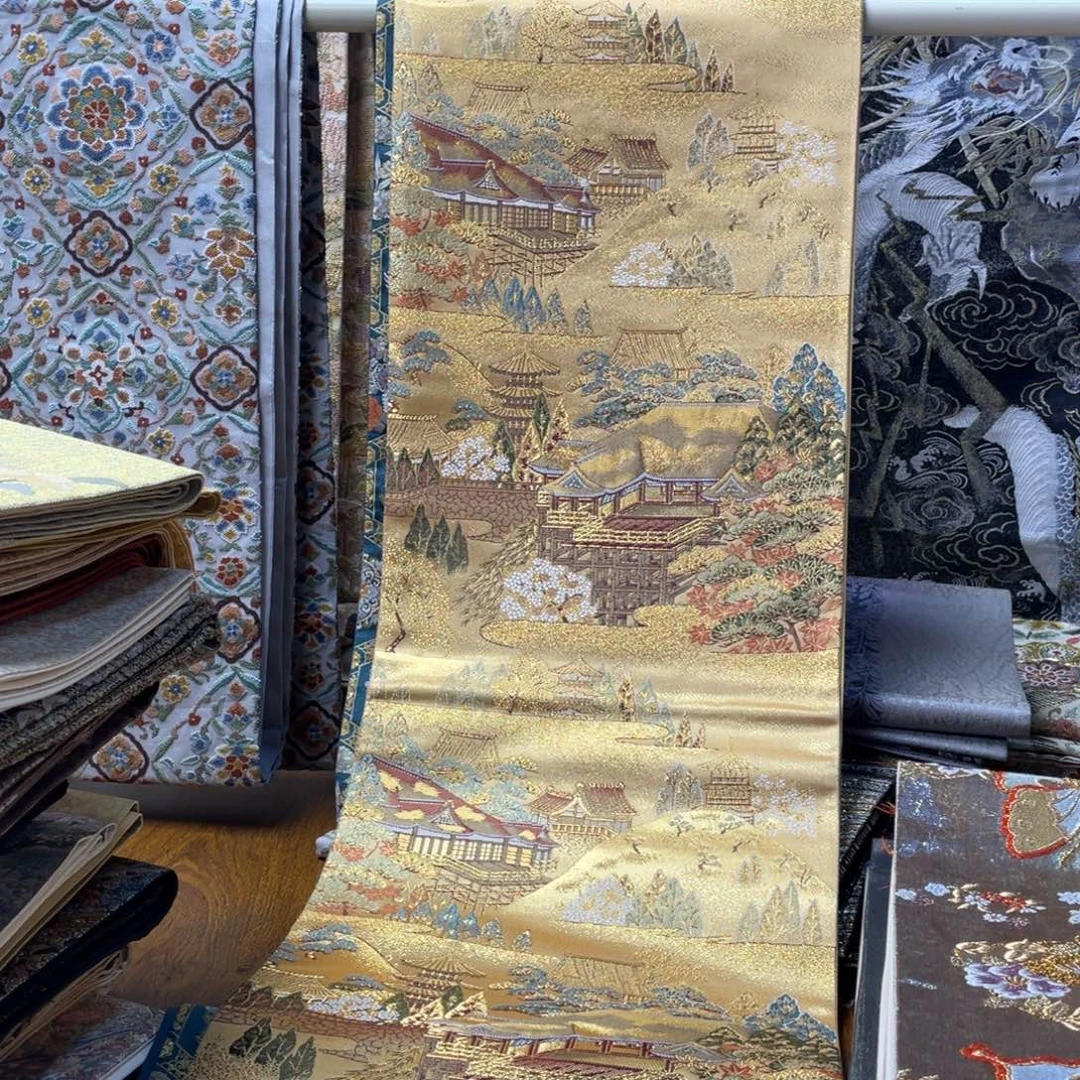 织绣本金箔全新唐锦