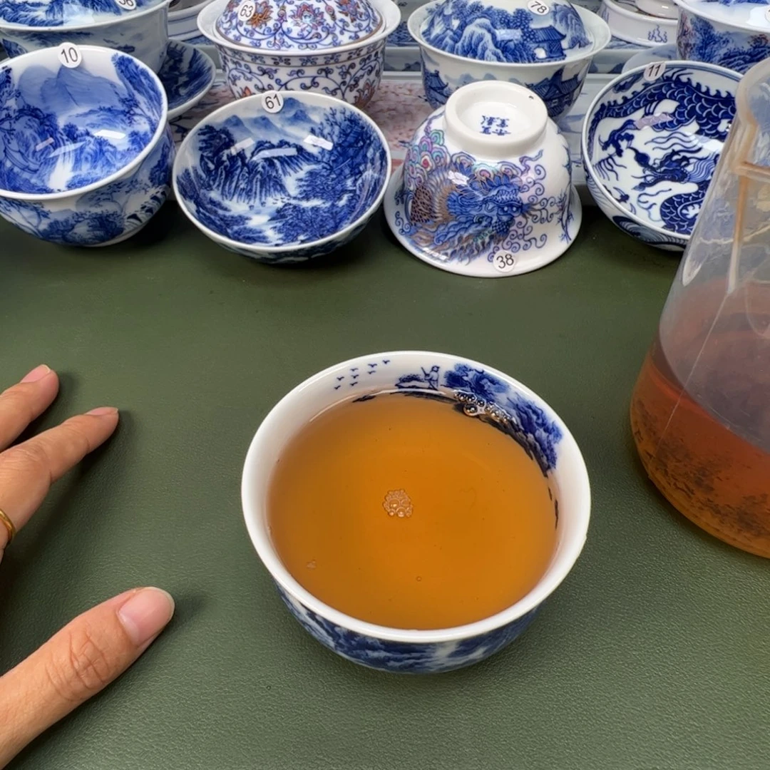 景德镇纯手工纯手绘茶具木木53