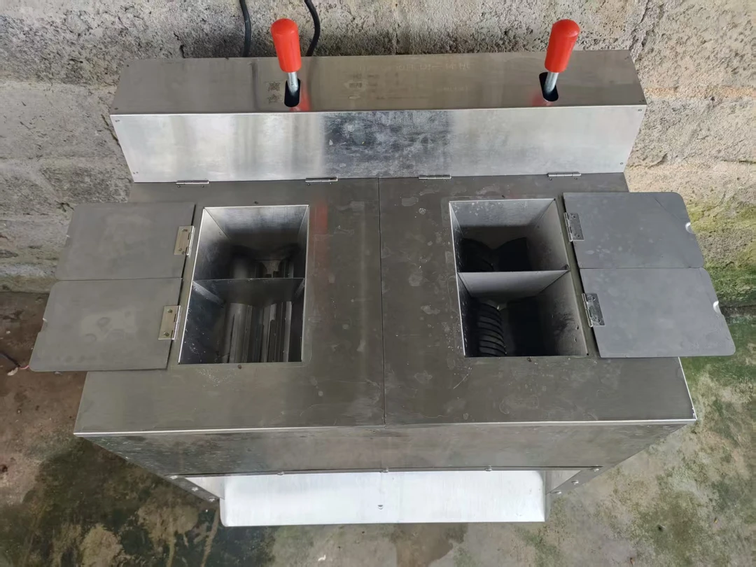 养殖自动压切一体机，压蛋黄、压鸡头、切中小料