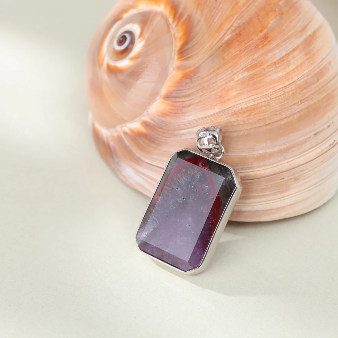 【央博玉】925银极光多宝水晶吊坠-YB93820382-多样性发一|BSJ5