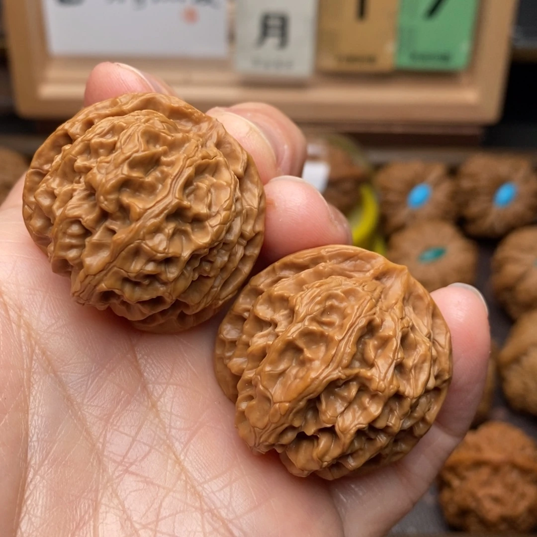 文玩核桃把件苹果园36