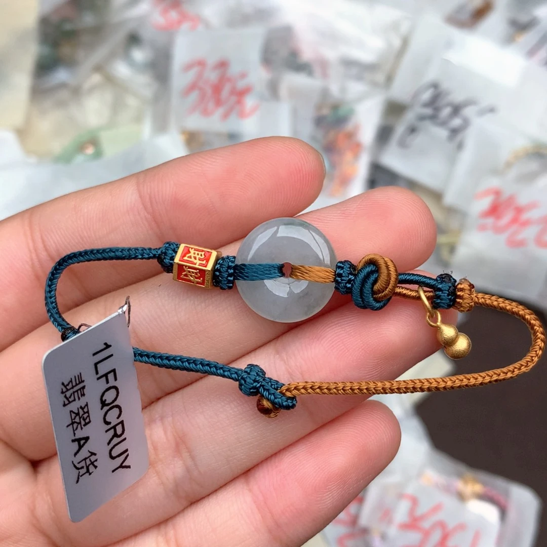银S925镶嵌挂件翡翠