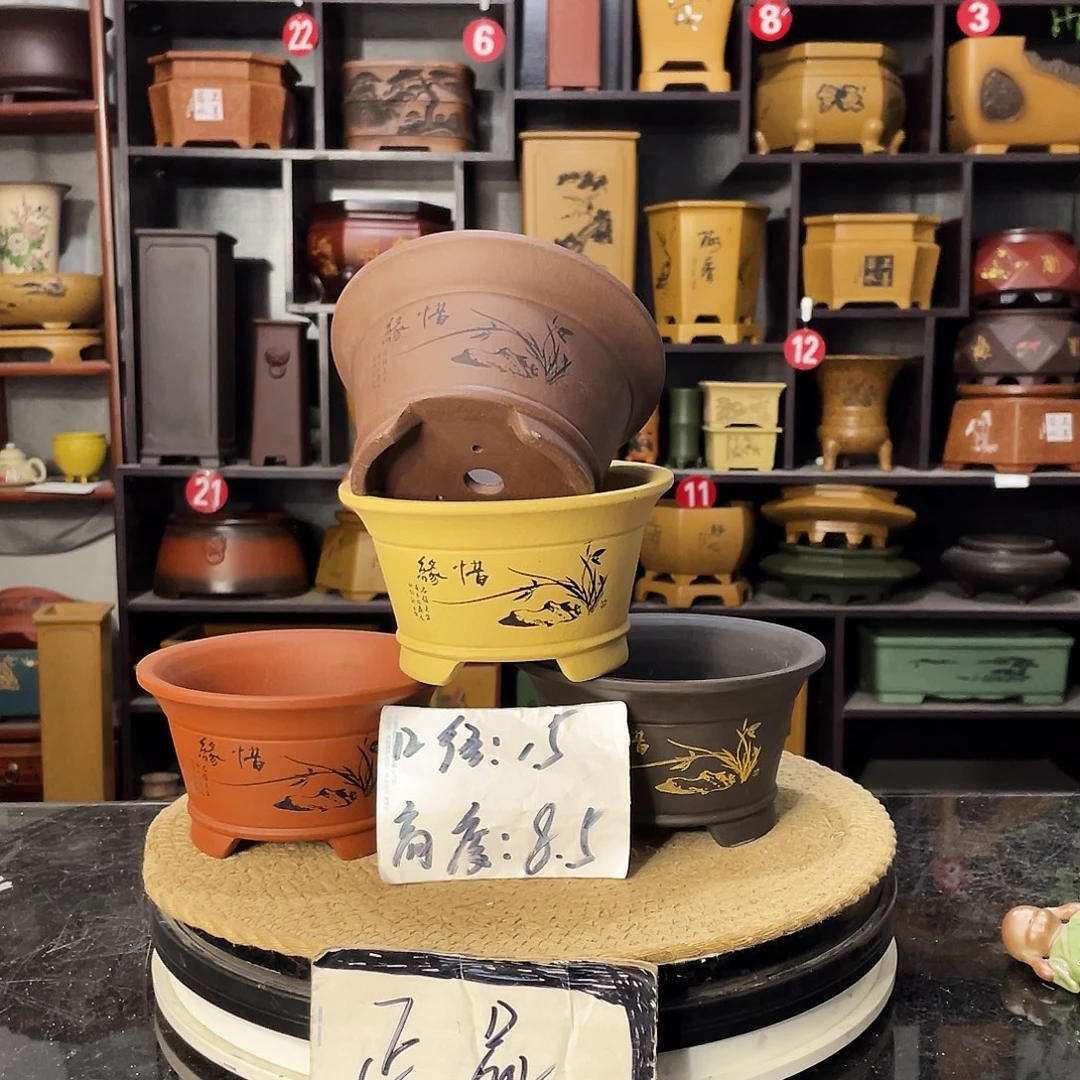 D-盆尚好紫砂花盆