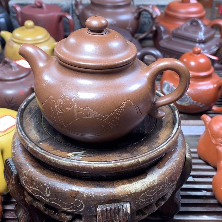 紫砂茶壶原矿手工70