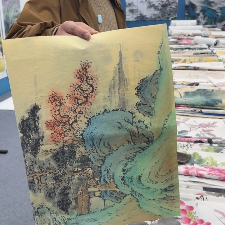 国画宣纸纯手绘字画