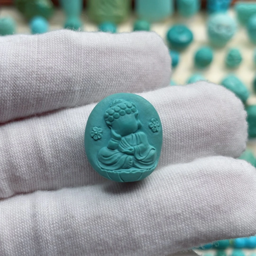 未镶嵌绿松石珠宝奇石