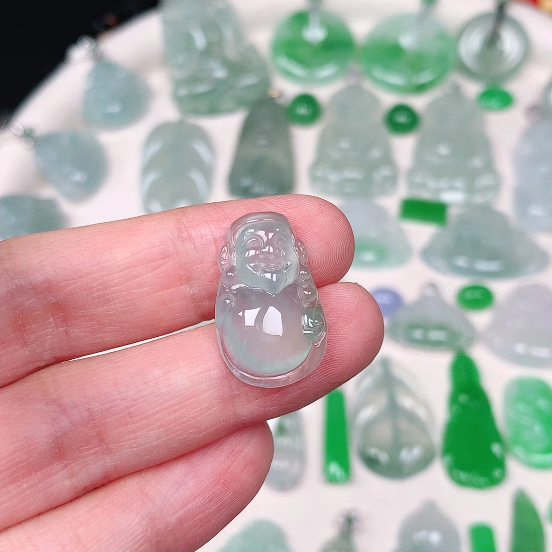 颈饰未镶嵌翡翠缅甸天然A货翡翠