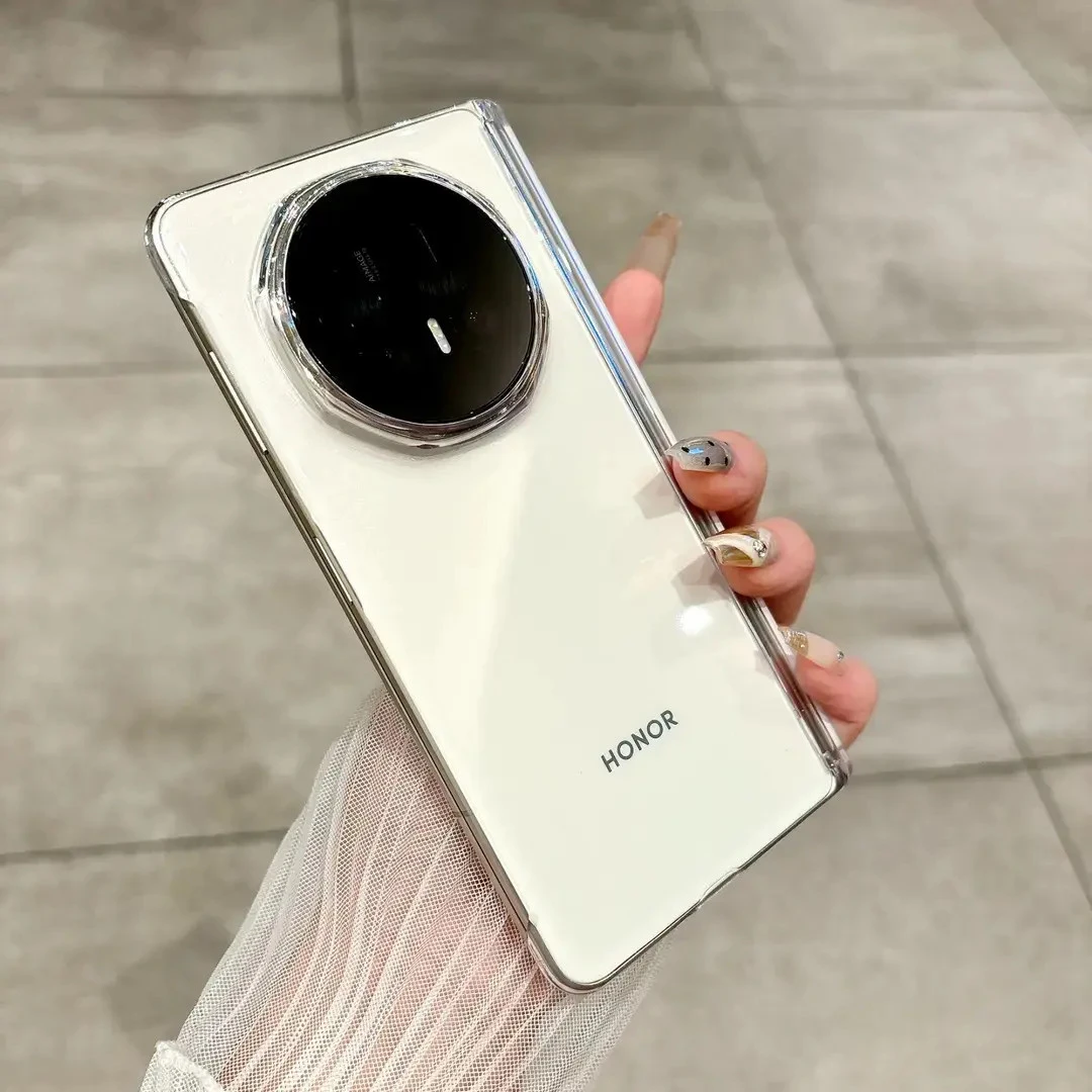 简约透明不发黄适用荣耀MagicV5手机壳magicv5折叠屏中轴保护壳