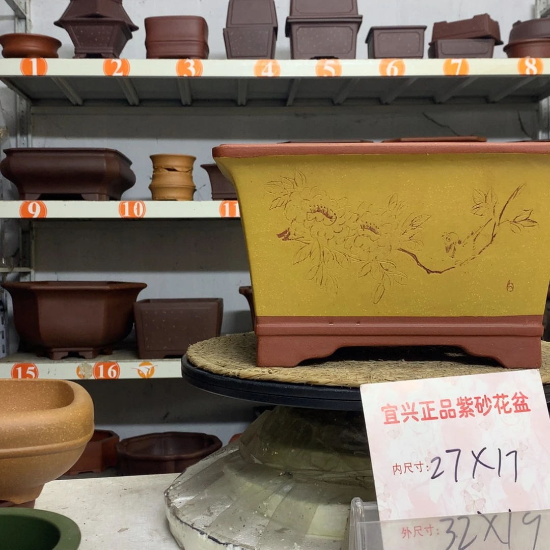 花盆紫砂精品紫砂花盆包邮