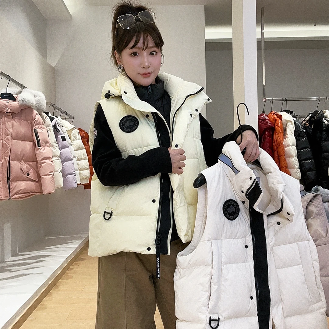 2025全面上新~渠道首发 胶~囊 马甲连帽鹅绒服Q