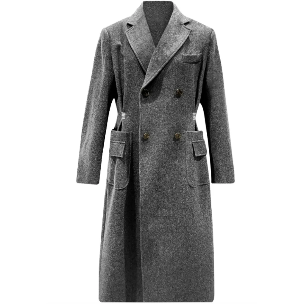 【邮差风】气质女士收腰款设计师秋冬大衣4WYS011