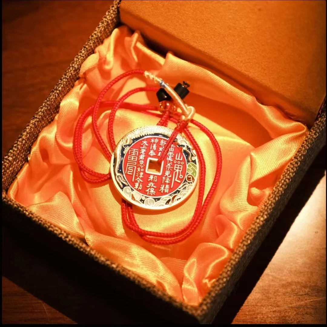 师傅手作 巳年山贵花钱-龙腾四海挂饰