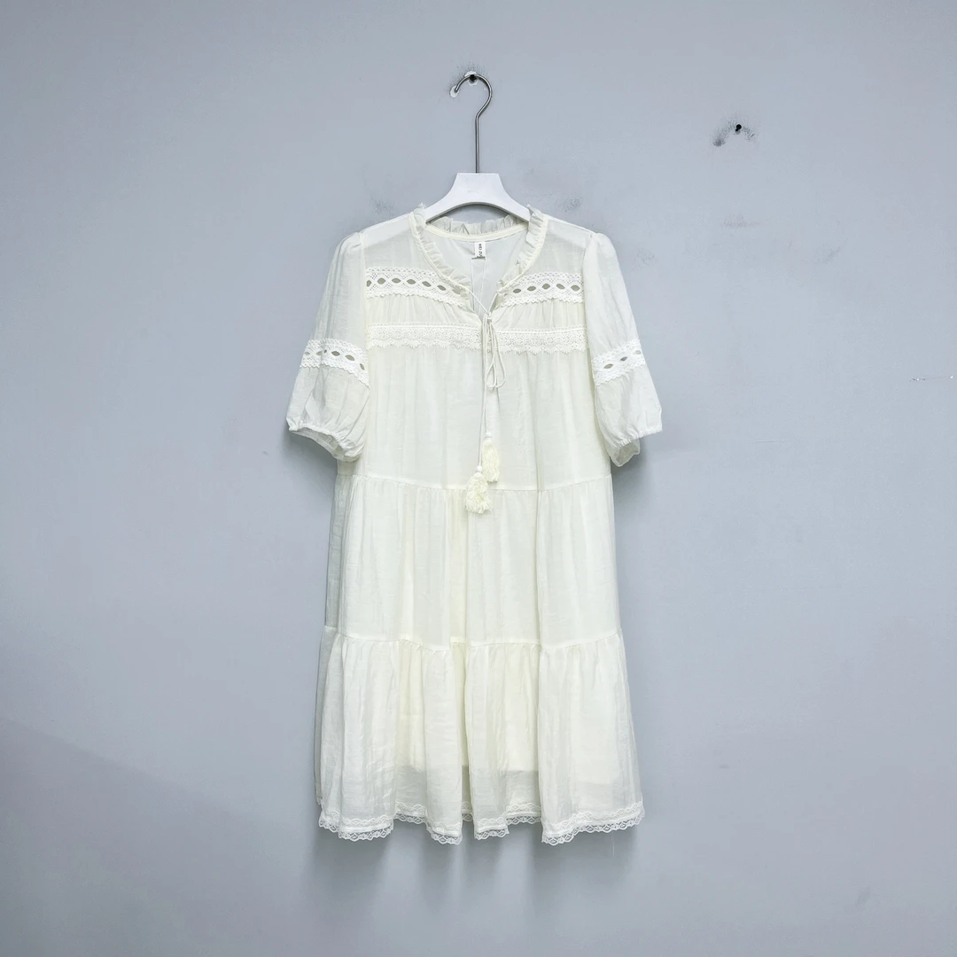 055女装连衣裙气质休闲百搭夏季中长款优雅连衣裙