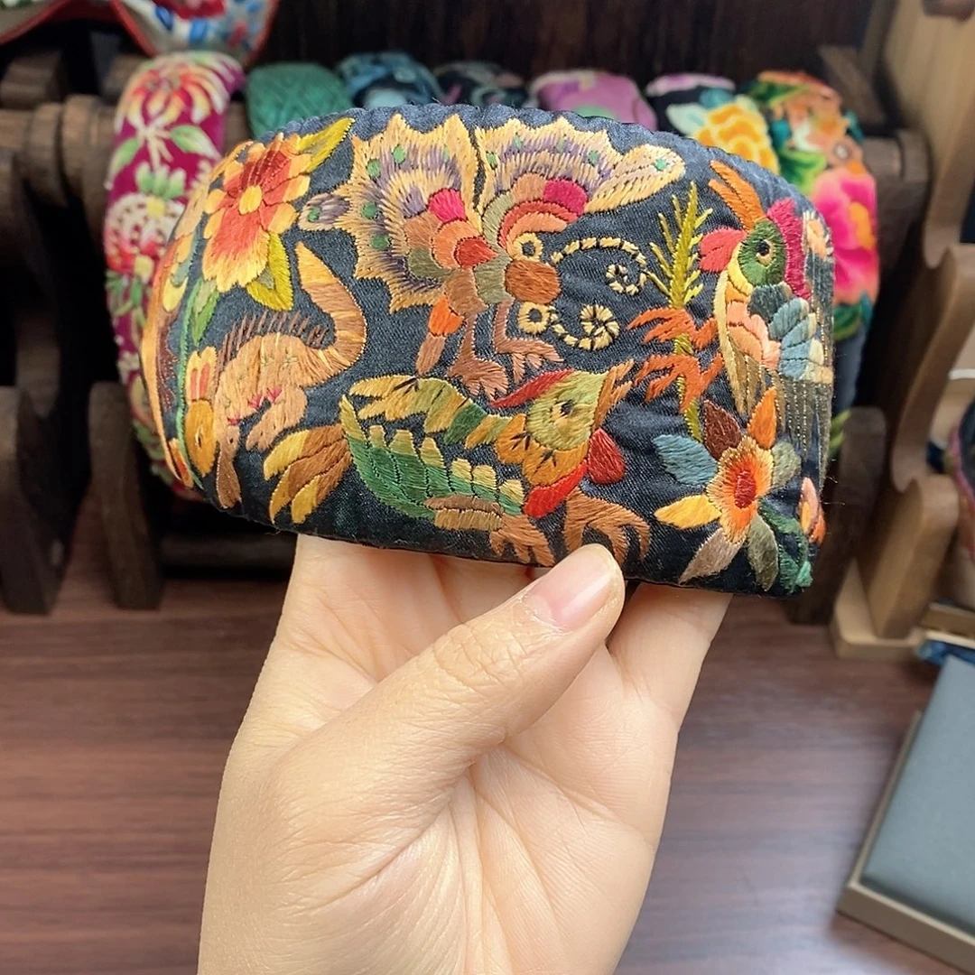 织绣老绣手工刺绣发箍